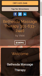 Mobile Screenshot of bethesdamassagetherapy.com